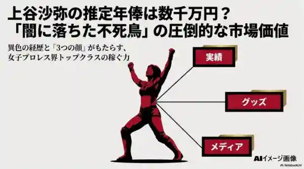 上谷沙弥の推定年俸と圧倒的な市場価値の構成要素(実績・グッズ・メディア)