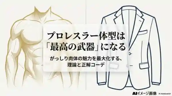 プロレスラー体型は最高の武器・がっしり肉体の魅力を最大化する理論と正解コーデ