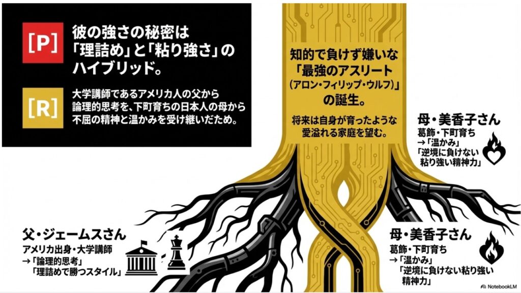 ウルフアロン選手の家族構成とルーツ。アメリカ人の父と日本人の母から受け継いだ強さの秘密