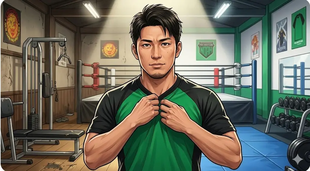 新日本プロレスからノアへ、新たな決意で道場に立つ小澤大嗣の姿